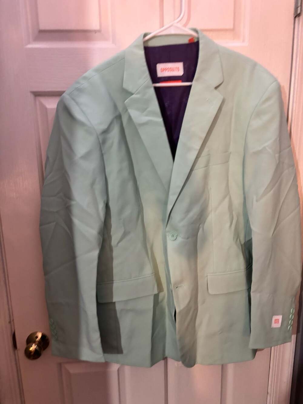 Opposuits Mint Green Slim Fit Suit Jacket Blazer 48